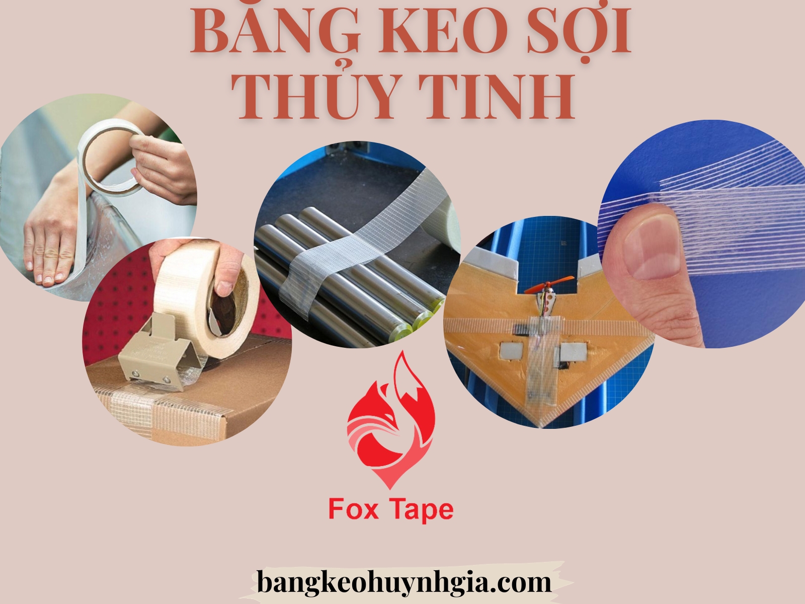 Băng Keo Sợi Thủy Tinh- Băng Keo Huỳnh Gia- Quận Bình Tân- Huỳnh Gia Tape